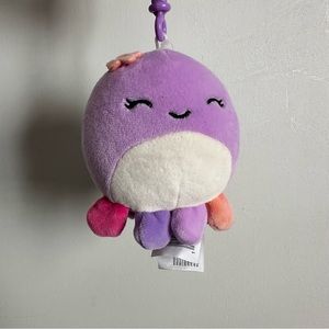 3.5” Buela The Octopus Squishmallows Clip NWT